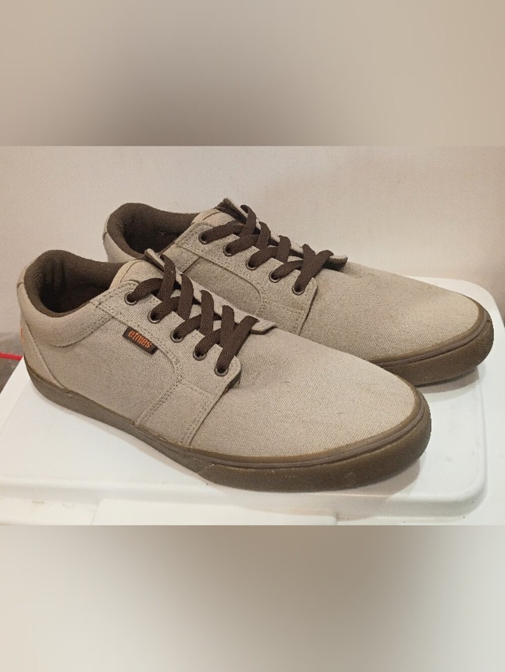 Men's Etnies Sand Canvas Vulcanized Skate Shoes/ Sneakers 11.5